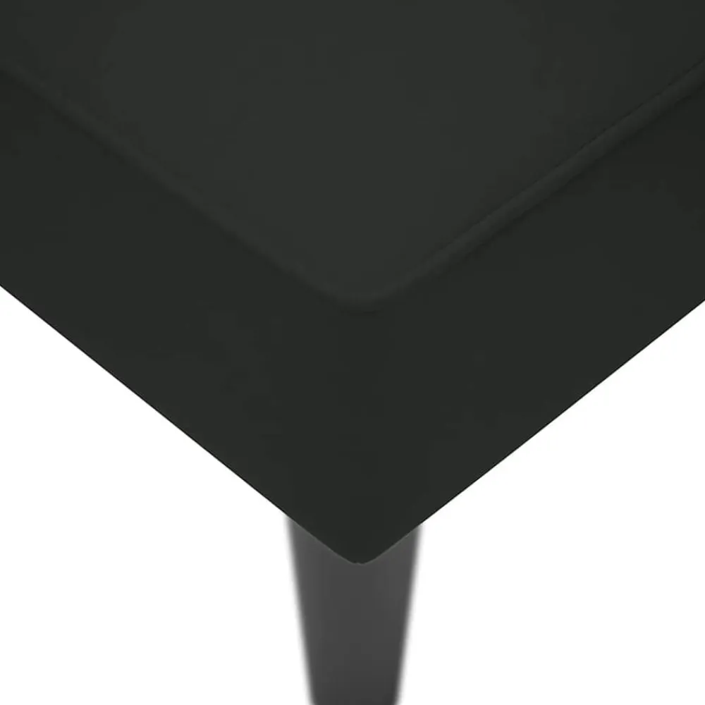 vidaXL Chaise longue con reposabrazos derecho terciopelo Negro Best