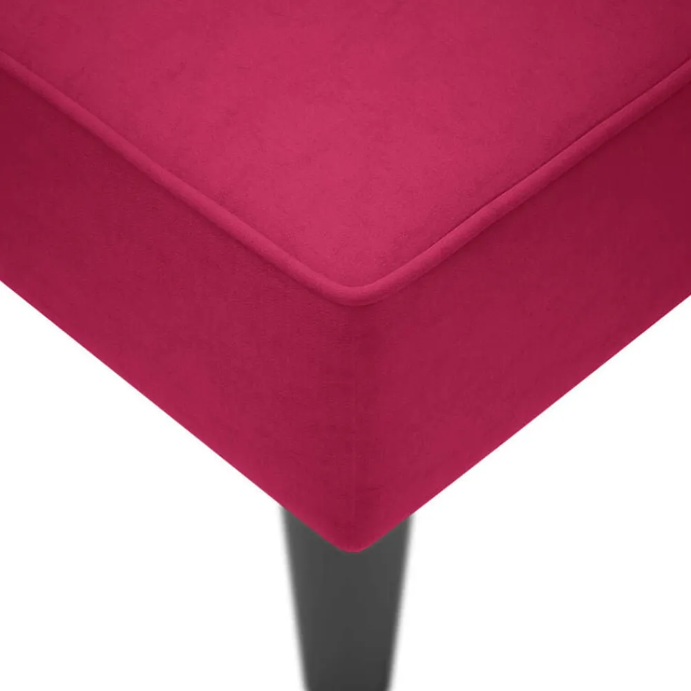 vidaXL Chaise longue con reposabrazos derecho terciopelo rojo vino Rojo vino tinto Hot