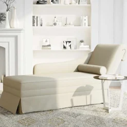 vidaXL Sillas-Chaise longue respaldo reposabrazos derecho terciopelo
