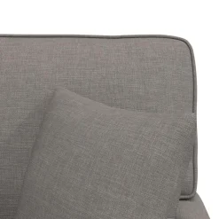 vidaXL Chaise Lounge con Falda con cojín con almohada 3 pcs tela Taupé Sale