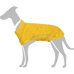 vidaXL Chubasquero para perros con tiras reflectantes XXS Amarillo