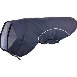 vidaXL Chubasquero perros con tiras reflectantes poliéster azul XXS Azul marino Outlet