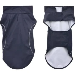 vidaXL Chubasquero perros con tiras reflectantes poliéster azul XXS Azul marino Outlet