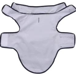 vidaXL Chubasquero perros con tiras reflectantes poliéster azul XXS Azul marino Outlet
