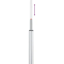 vidaXL Cilindro de Gas para Silla de Oficina 505-720 mm Hierro Cromado Hot