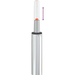 vidaXL Accesorios De Bricolaje-Cilindro de Gas para Silla de Oficina 261-351 mm Hierro