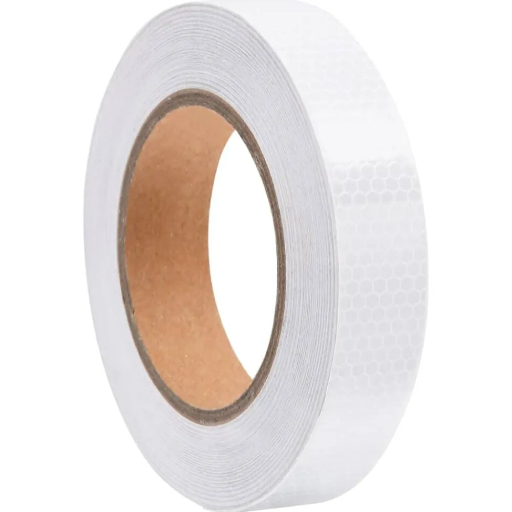 vidaXL Avisos-Cinta adhesiva reflectante PVC 2,5 cm x 20 m