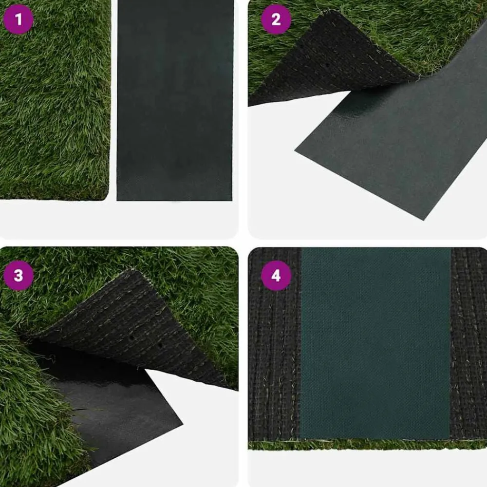 vidaXL Consumibles Para Construcción-Cinta para césped artificial 0,15x10 m verde