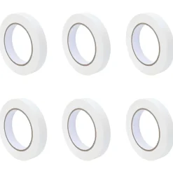 vidaXL Consumibles Para Construcción-Cintas de Enmascarar para Pintores 6 pcs 19mm x 50m Papel