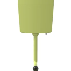 vidaXL Cisterna de inodoro con entrada de agua inferior verde 3/6 L Verde oliva Online