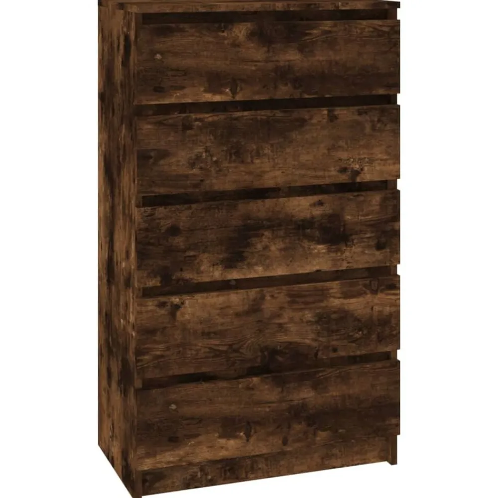vidaXL Armarios Y Almacenamiento-Cómoda de madera contrachapada 60x36x103 cm