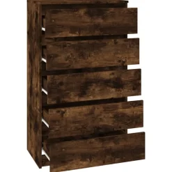 vidaXL Armarios Y Almacenamiento-Cómoda de madera contrachapada 60x36x103 cm