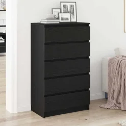 vidaXL Armarios Y Almacenamiento-Cómoda de madera contrachapada 60x36x103 cm