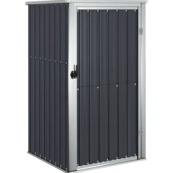 vidaXL Jardín-Cobertizo de herramientas jardín acero galvanizado 88x89x161 cm