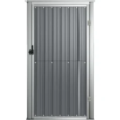 vidaXL Jardín-Cobertizo de herramientas jardín acero galvanizado 88x89x161 cm