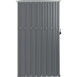 vidaXL Jardín-Cobertizo de herramientas jardín acero galvanizado 88x89x161 cm