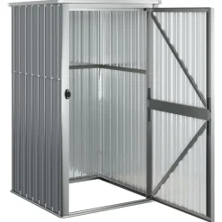 vidaXL Jardín-Cobertizo de herramientas jardín acero galvanizado 88x89x161 cm