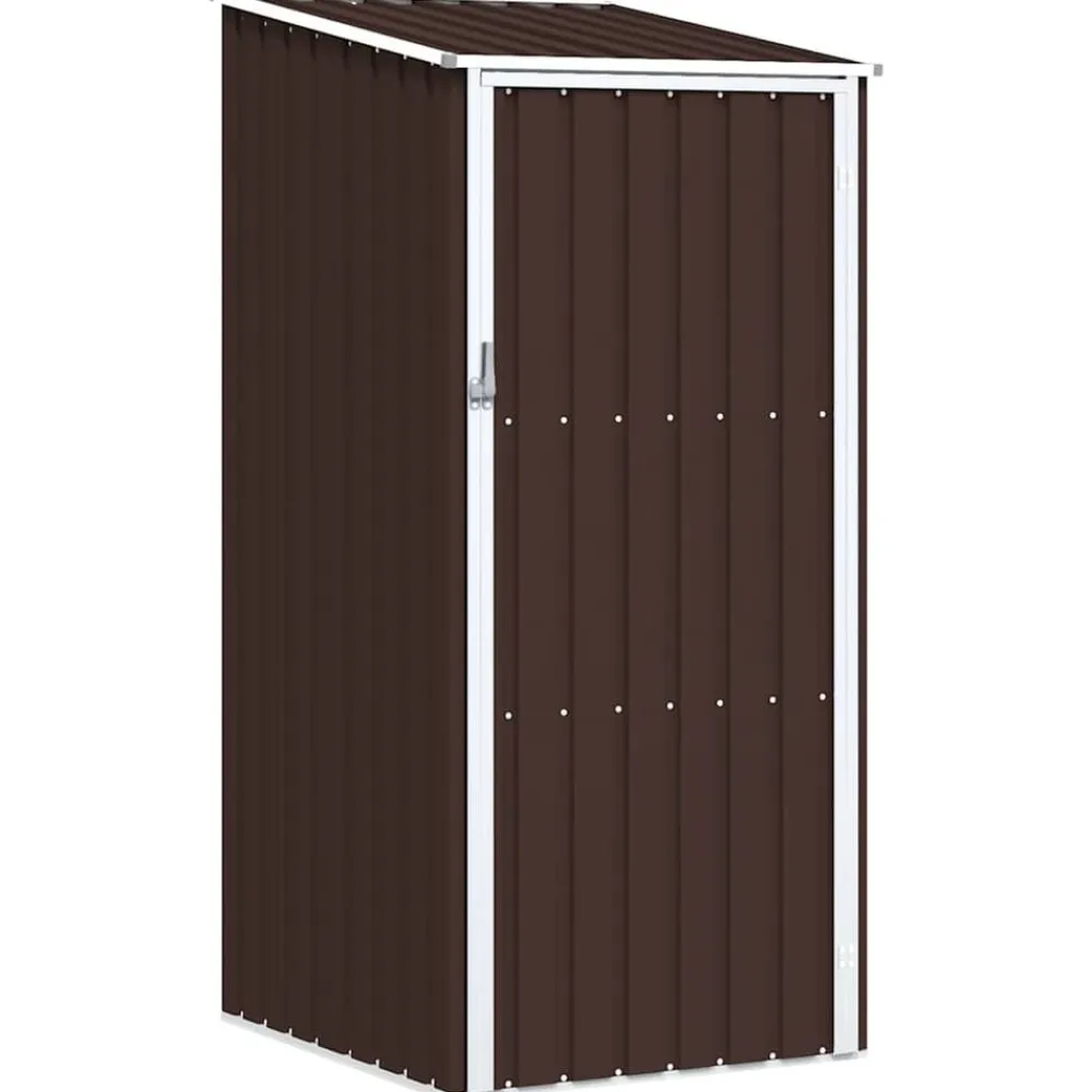 vidaXL Jardín-Cobertizo de jardín verde acero galvanizado 87x98x159 cm
