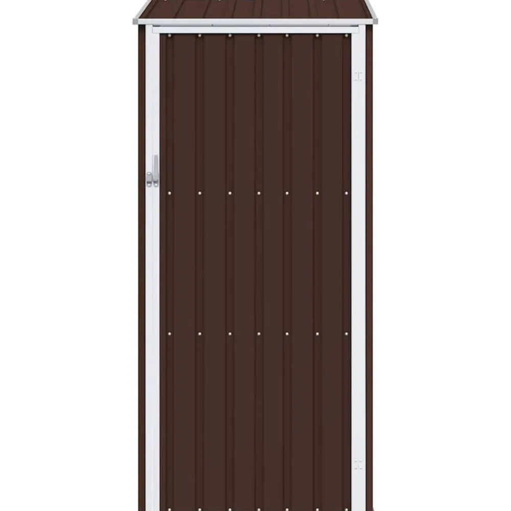 vidaXL Jardín-Cobertizo de jardín verde acero galvanizado 87x98x159 cm