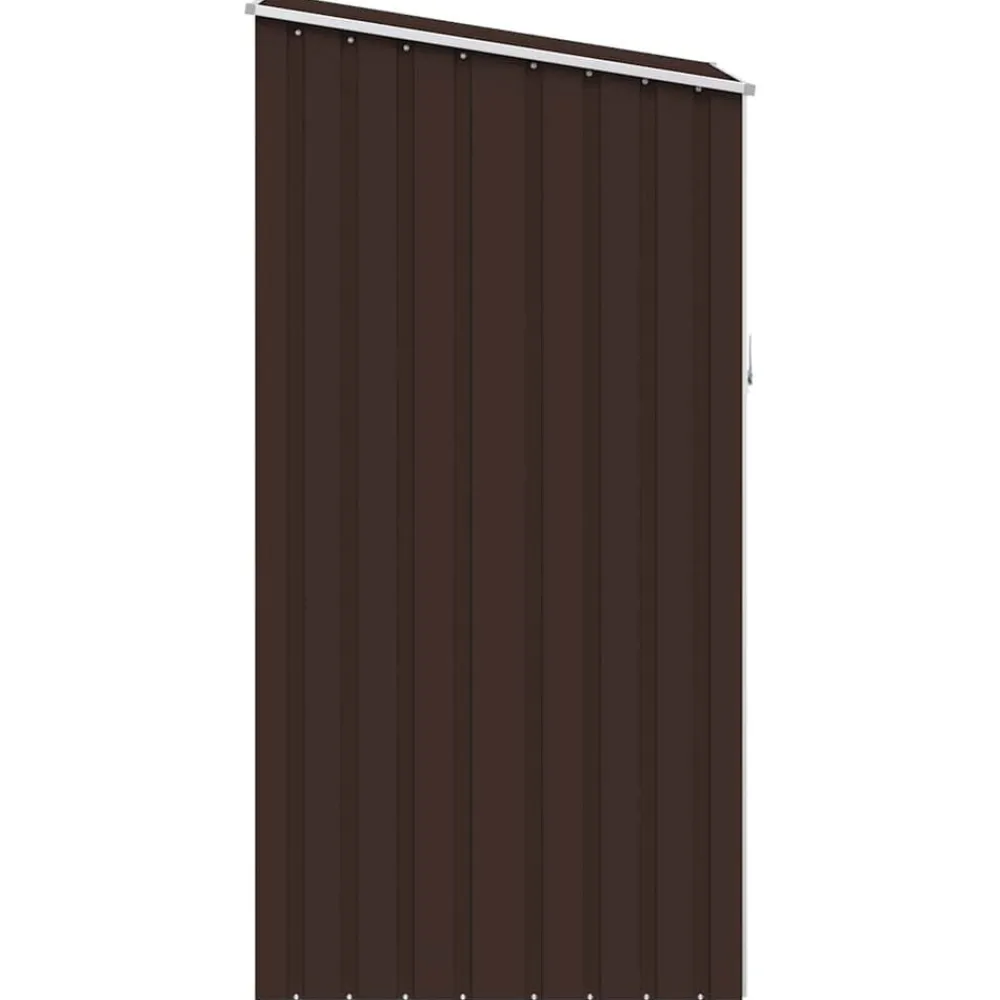 vidaXL Jardín-Cobertizo de jardín verde acero galvanizado 87x98x159 cm