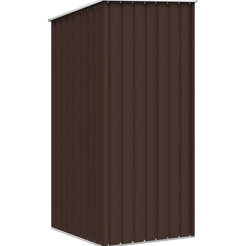vidaXL Jardín-Cobertizo de jardín verde acero galvanizado 87x98x159 cm