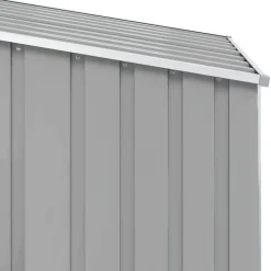 vidaXL Cobertizo de jardín acero galvanizado 87x98x159 cm Gris Outlet