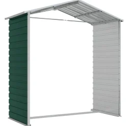 vidaXL Jardín-Cobertizo de jardín acero galvanizado 191x130x198 cm
