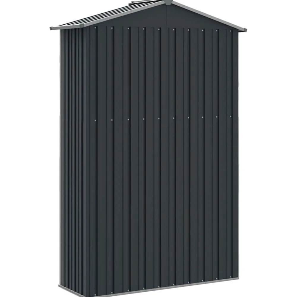 vidaXL Jardín-Cobertizo de jardín acero galvanizado 116x45x175cm