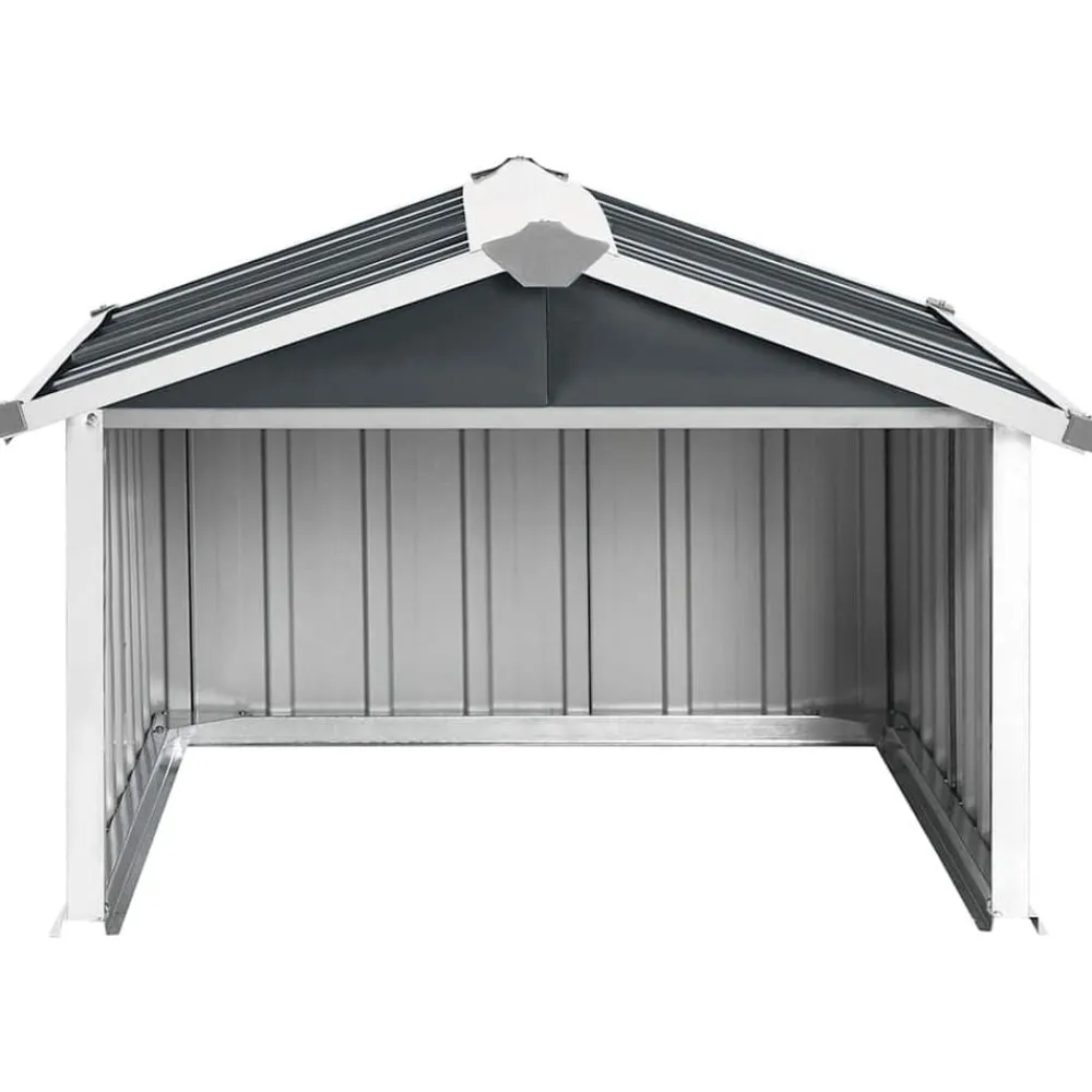 vidaXL Cobertizo para cortacésped acero galvanizado 92x97x63 cm Antracita New