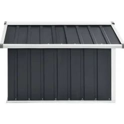 vidaXL Cobertizo para cortacésped acero galvanizado 92x97x63 cm Antracita New