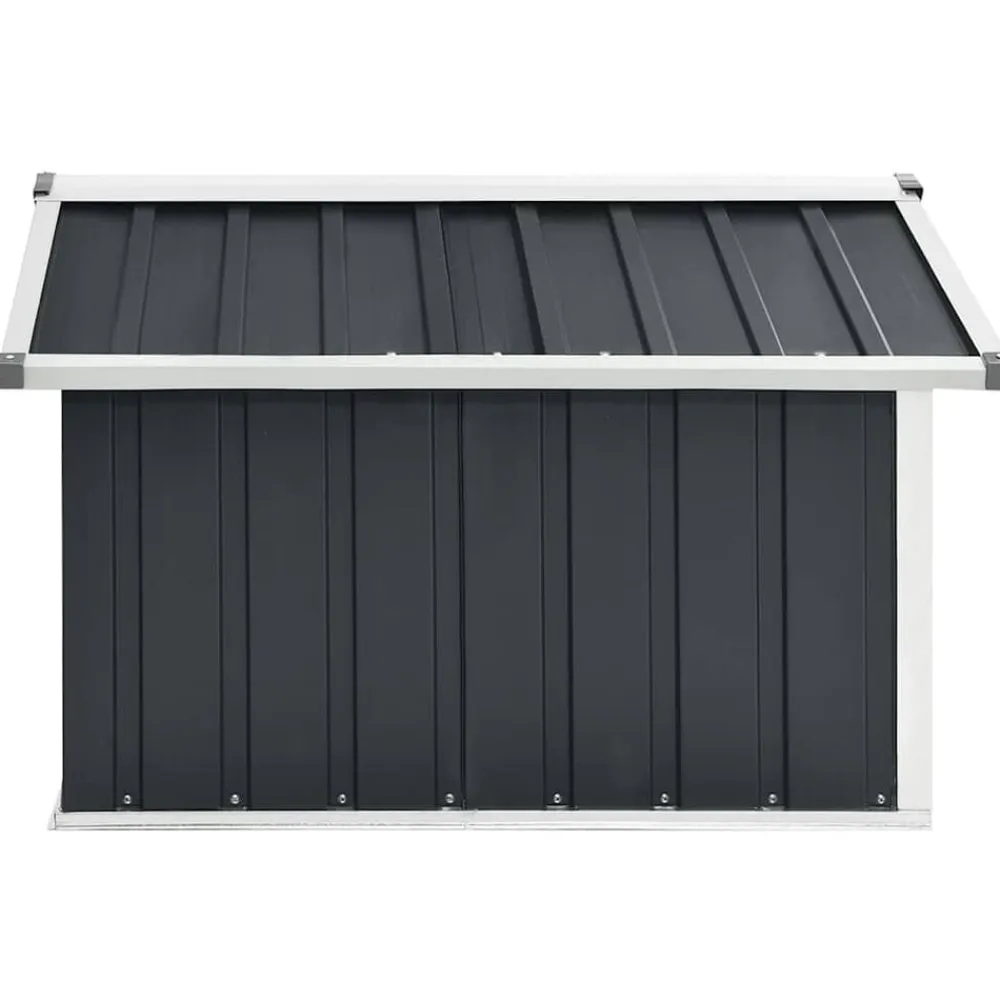 vidaXL Cobertizo para cortacésped acero galvanizado 92x97x63 cm Antracita New