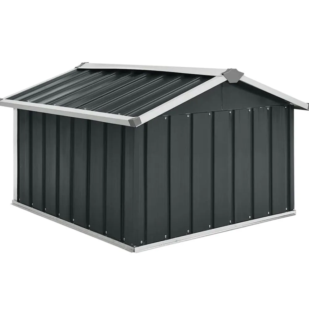 vidaXL Cobertizo para cortacésped acero galvanizado 92x97x63 cm Antracita New