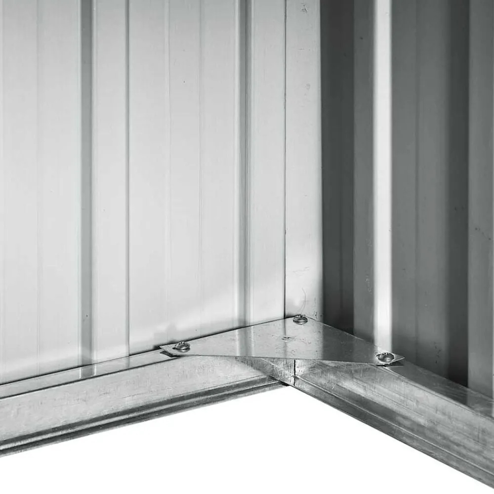 vidaXL Cobertizo para cortacésped acero galvanizado 92x97x63 cm Antracita New
