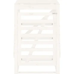 vidaXL Productos Del Hogar-Cobertizo para cubos de basura madera 84x90x128,5cm