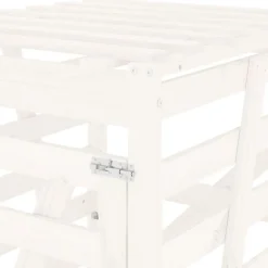 vidaXL Productos Del Hogar-Cobertizo para cubos de basura madera 84x90x128,5cm