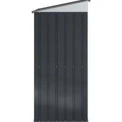 vidaXL Jardín-Cobertizos de jardín 137 x 81 x 180 cm Metal