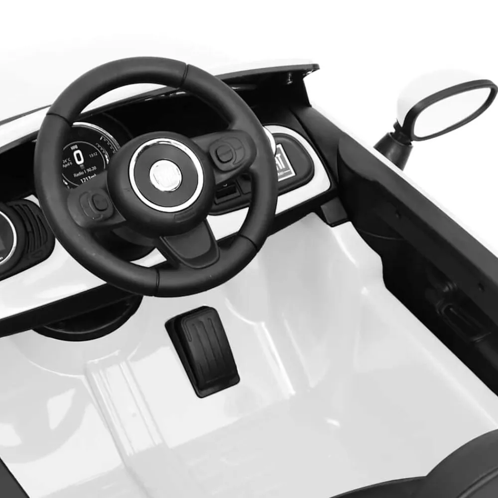 vidaXL Juguetes-Coche correpasillos eléctrico Fiat 500