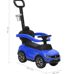 vidaXL Juguetes-Coche correpasillos Volkswagen T-Roc