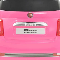 vidaXL Coche correpasillos Fiat 500 Rosa