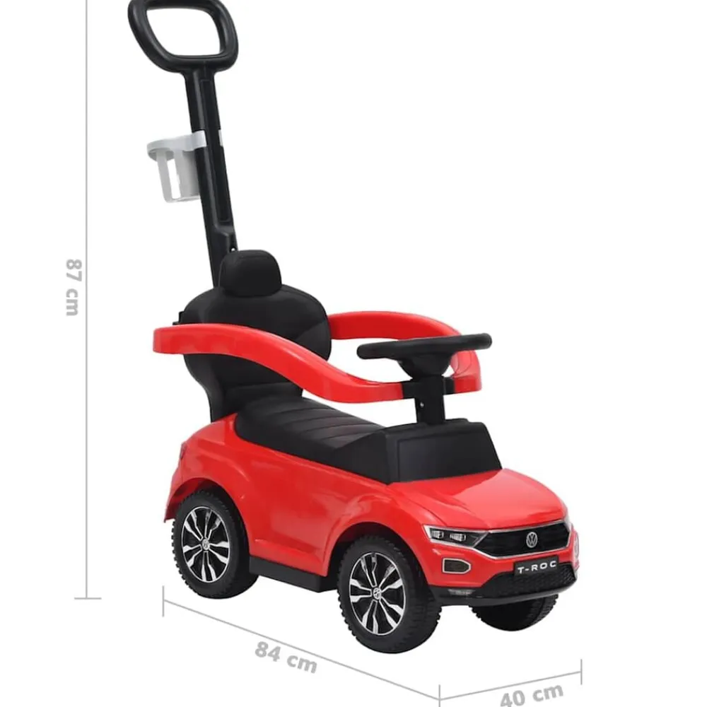 vidaXL Juguetes-Coche correpasillos Volkswagen T-Roc