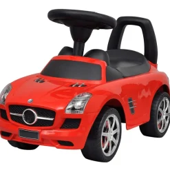 vidaXL Juguetes-Coche de niños accionado con el pie rojo
