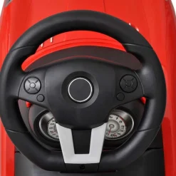 vidaXL Juguetes-Coche de niños accionado con el pie rojo