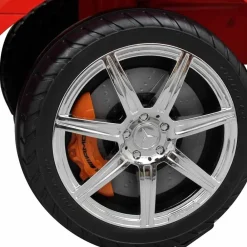 vidaXL Juguetes-Coche de niños accionado con el pie rojo