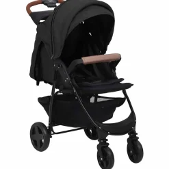 vidaXL Cochecito de bebé 2 en 1 de acero gris Antracita Online