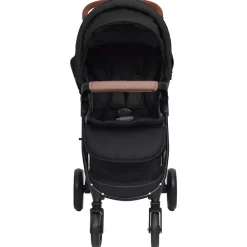 Niños vidaXL Transporte De Bebés-Cochecito de bebé 3 en 1 de acero gris
