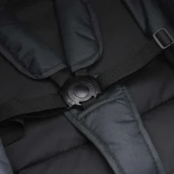 Niños vidaXL Transporte De Bebés-Cochecito de bebé 2 en 1 de acero gris y negro