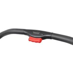 vidaXL Cochecito gemelar de acero y negro Rojo New