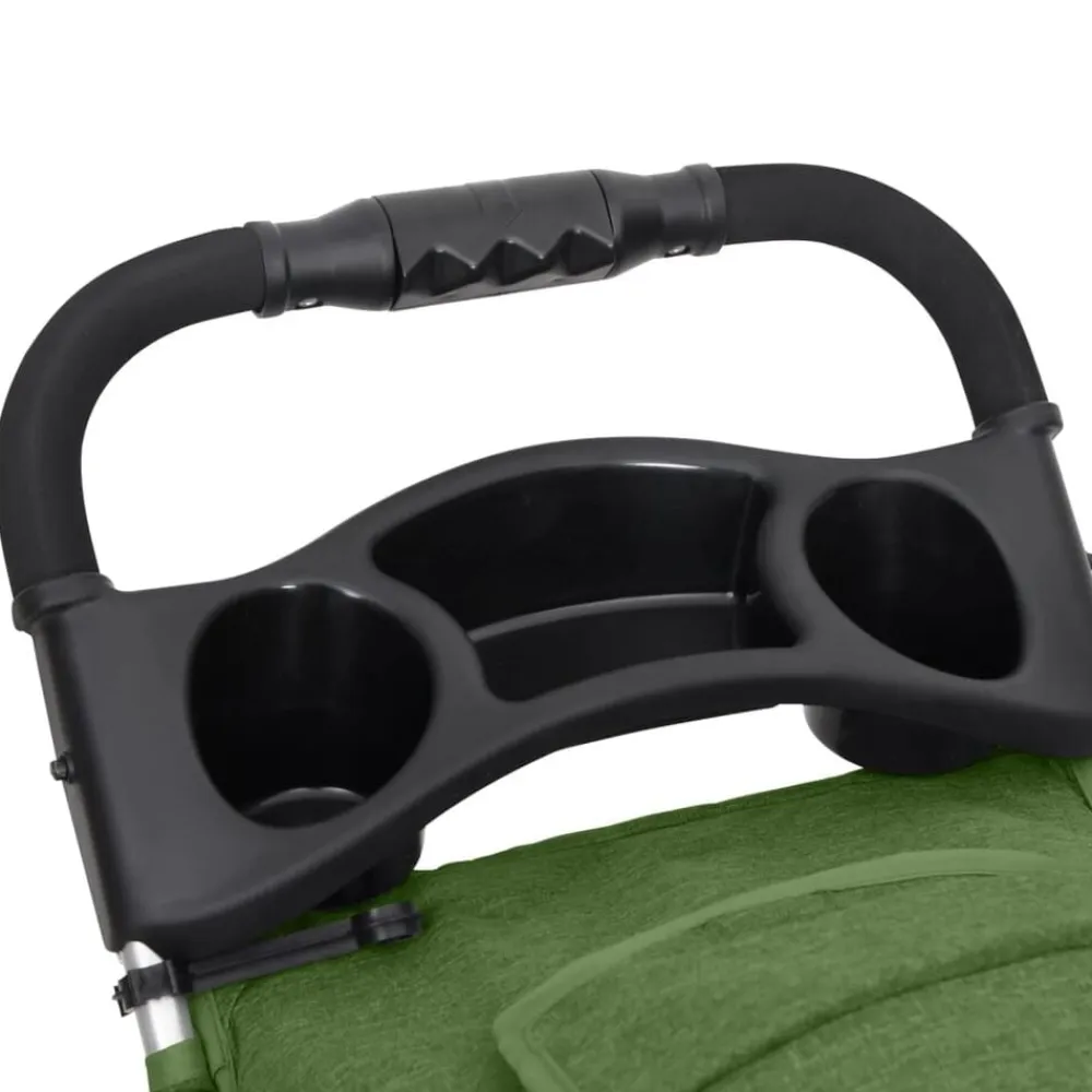 vidaXL Productos Para Mascotas-Cochecito para perros plegable tela oxford 80x46x98 cm