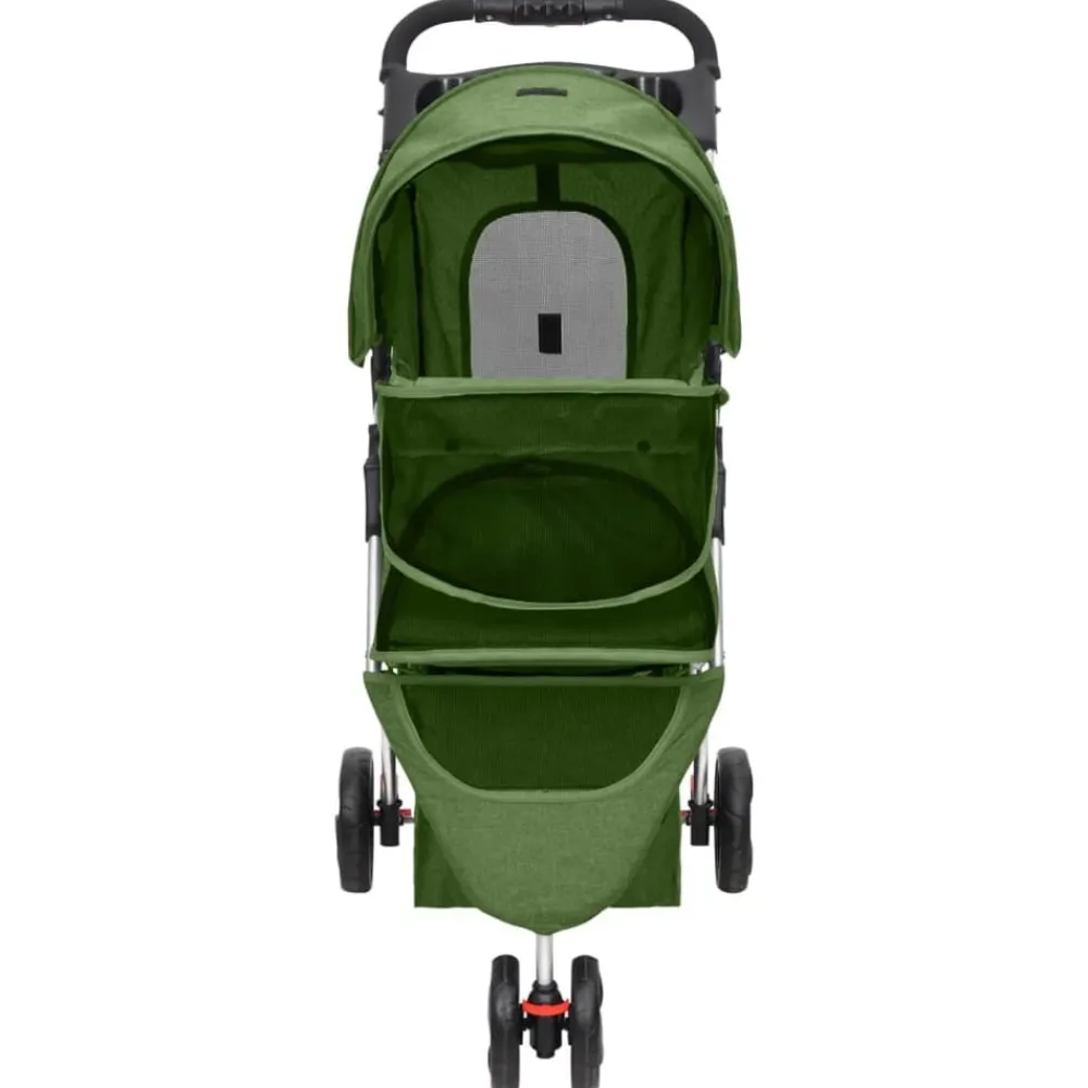 vidaXL Productos Para Mascotas-Cochecito para perros plegable tela oxford 80x46x98 cm