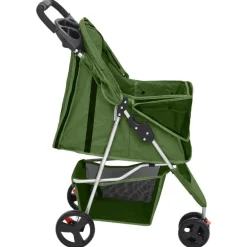 vidaXL Productos Para Mascotas-Cochecito para perros plegable tela oxford 80x46x98 cm